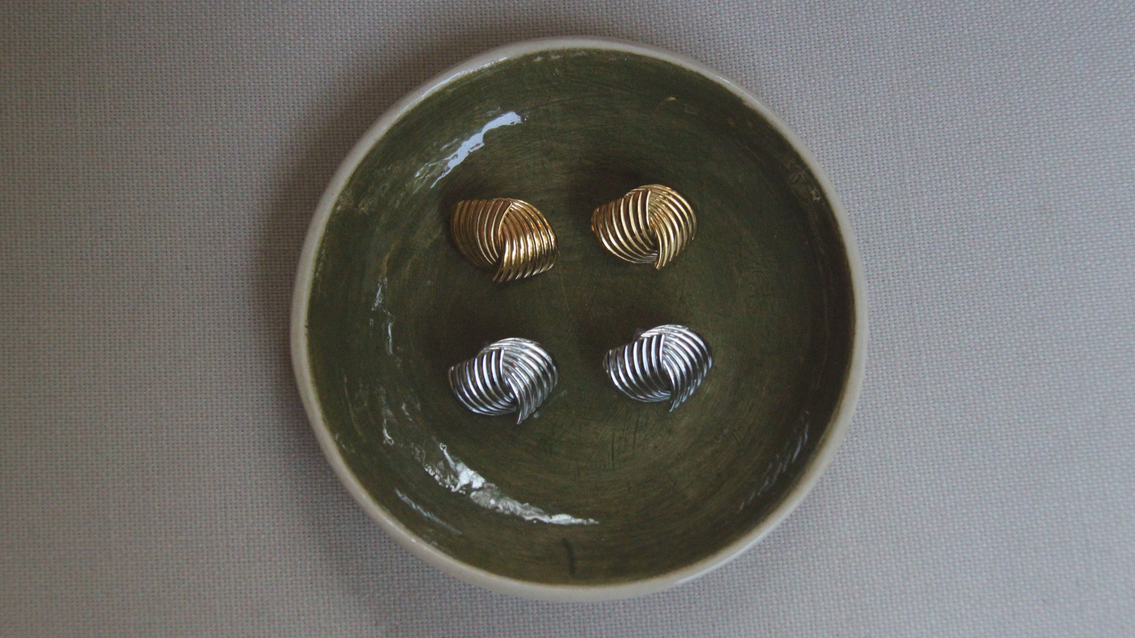 Geometric Fan Earrings