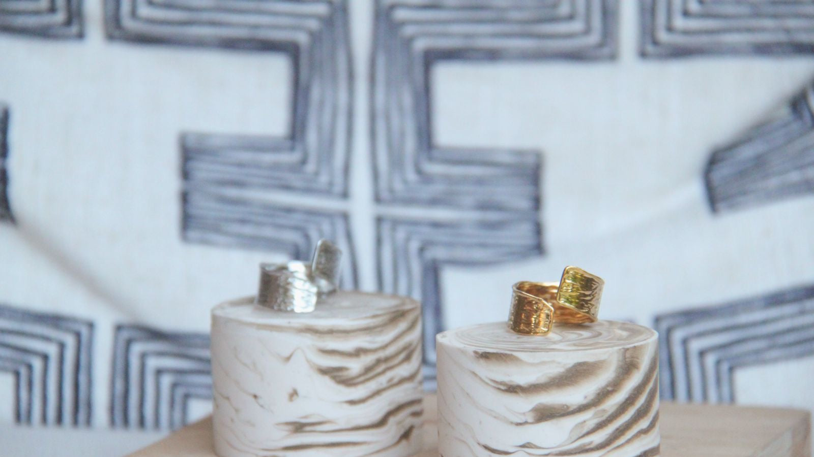 Textured wrap ring