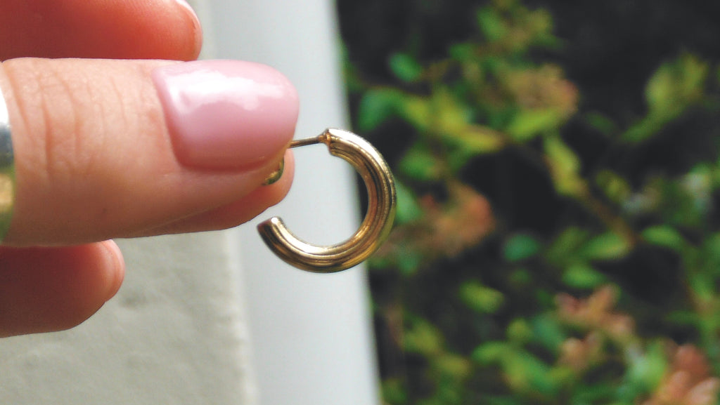 C shaped baby hoops