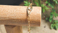 Evil eye diamond bracelet