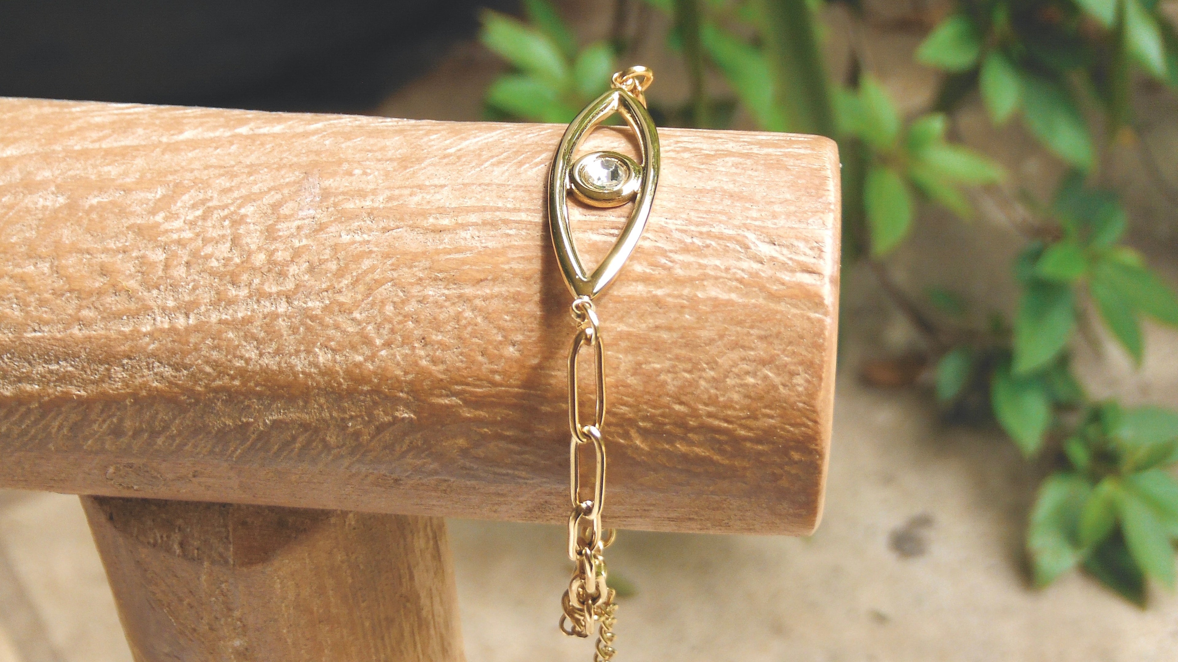 Evil eye diamond bracelet