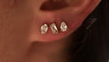 Flat back diamond studs