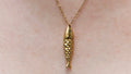 Single fish gold necklace