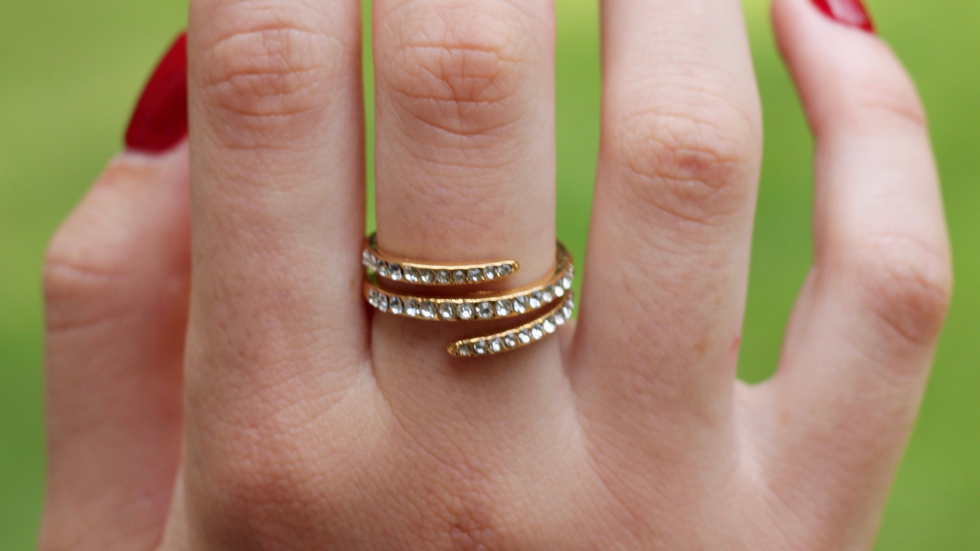 3 layer thin diamond ring