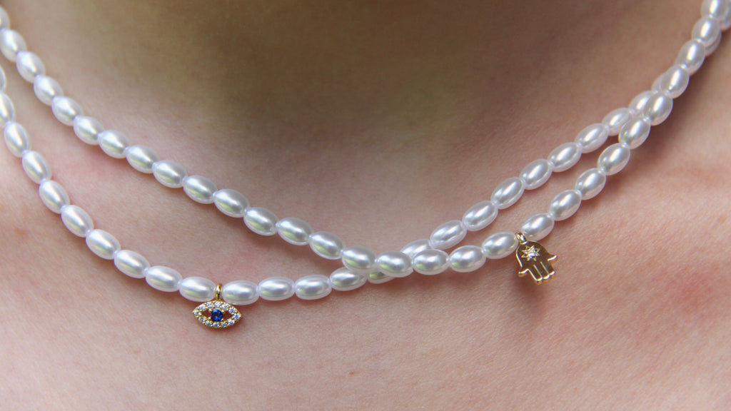 Pearl necklaces