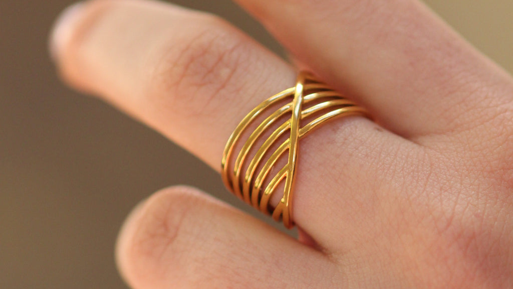 Cross over ring adjustable