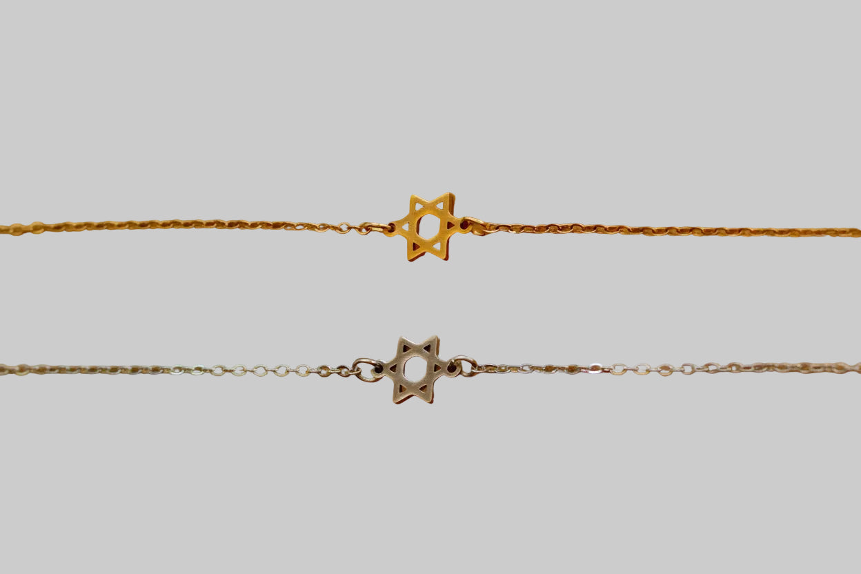 Star of david simple bracelets