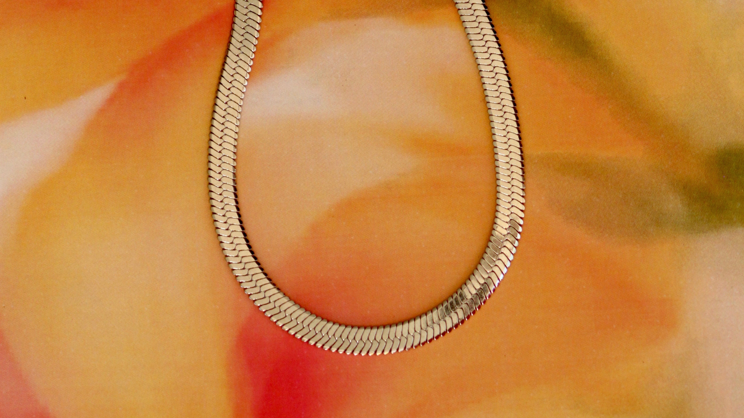 Snake chain necklace