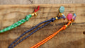 Braided rope charm fish bracelet/anklet