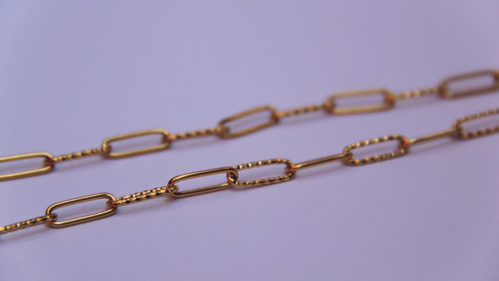 Sassie paperclip necklace