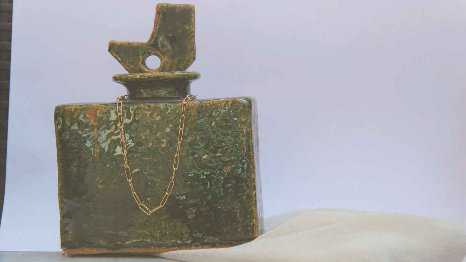 Sassie paperclip necklace
