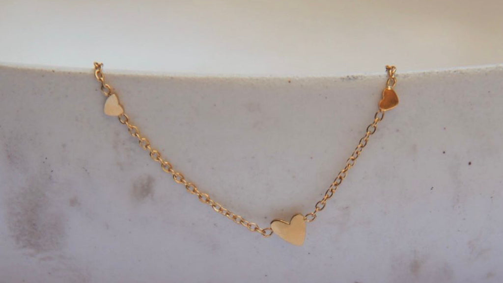 3 heart bracelet