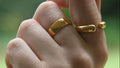 Oval gap ring