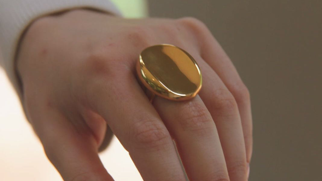 Rounded disk ring