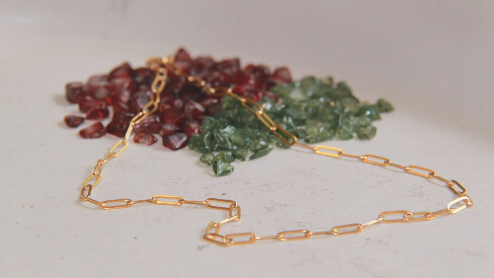 Minimalist paperclip plain necklace