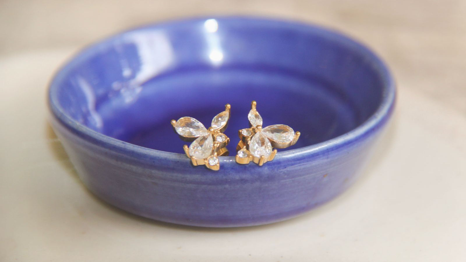 The Danielle flower studs