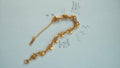 Chunky heart linked bracelet