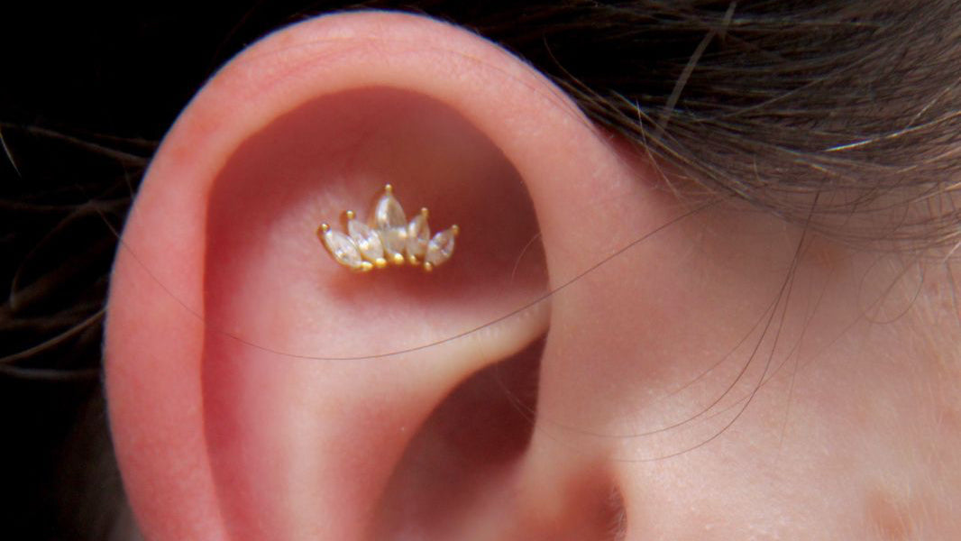 Crown diamond ball back (SINGLE)