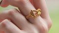 Love knot ring