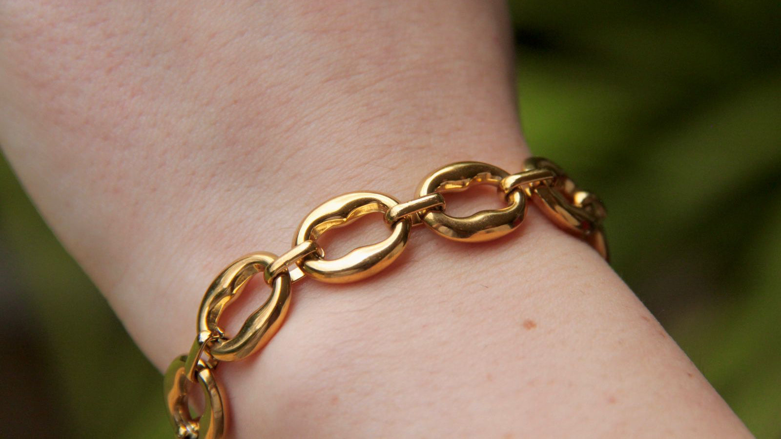 O-chain chunky bracelet